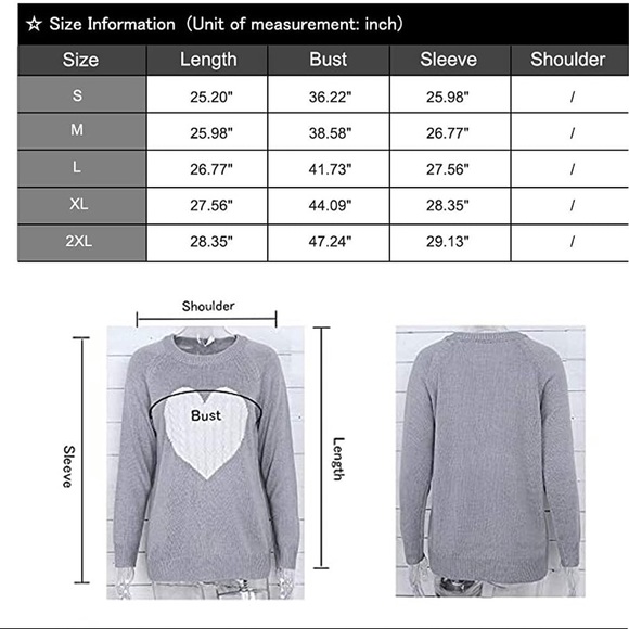 Beautiful woman knitted sweater long sleeve - Picture 8 of 8